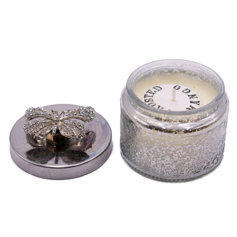 Embellished Butterfly Lid Candle