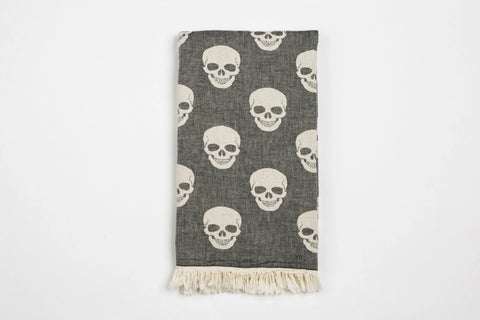 Metal Skull Turkish Towel