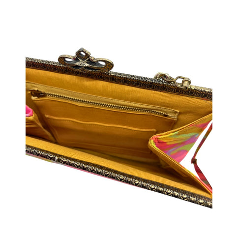 Vintage Large Neon 60s Clutch