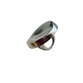 Silver Large Round Ring