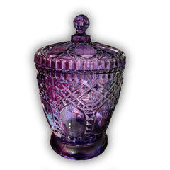 Vintage Crystal  Compote Jar