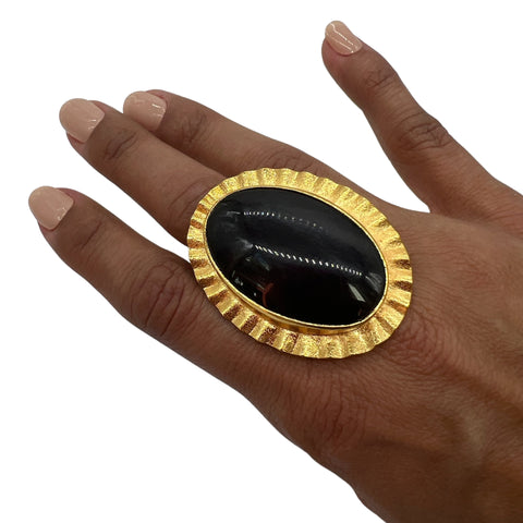 Custom Black Onyx Ring