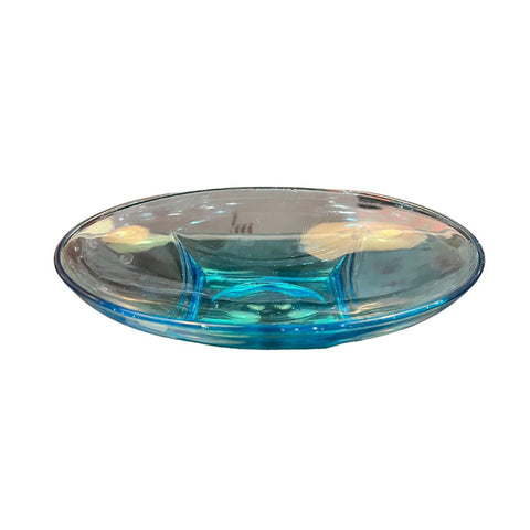 Shallow Blue Bowl