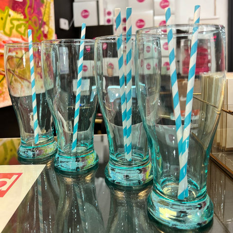 Teal Large Glasses