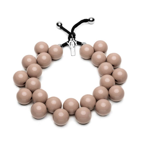 Color Necklace with Resin Balls