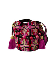 SUSU Mini with Tagua - Pinks and Black