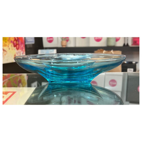Shallow Blue Bowl