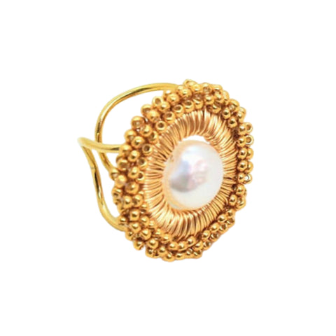 Romance Ring with Pearl