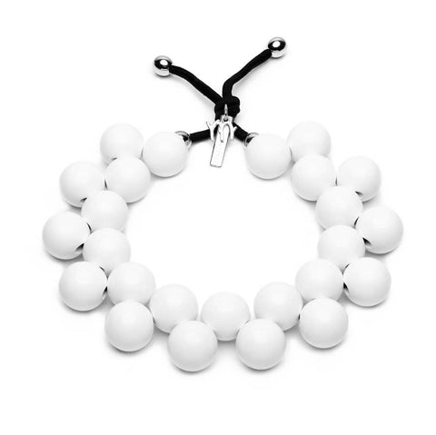 Color Necklace with Resin Balls