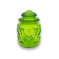Green Glass Candy Jars