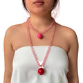 Bella Sphera Necklace Pink