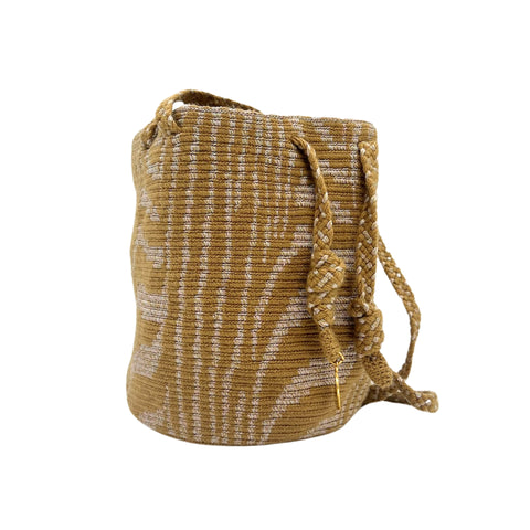 4 Ways Mini Bag, Gold Zebra