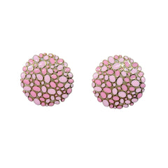 Pink Mosaic Earrings