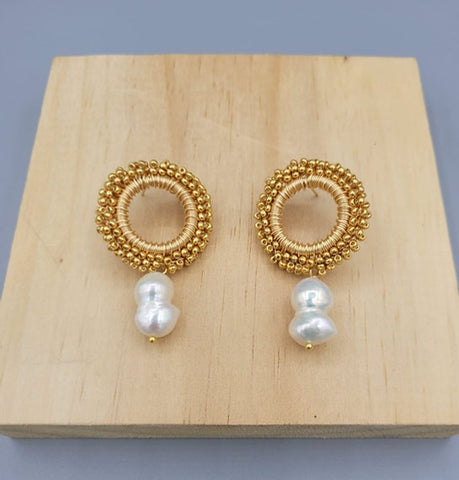 Romance Studs with Pearls