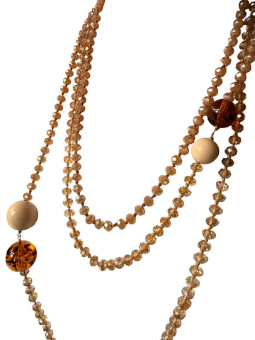 Bella Sphera Necklace X Long Amber