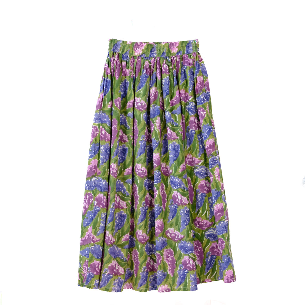 Handmade Cotton Skirt Moss