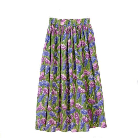 Handmade Cotton Skirt Moss