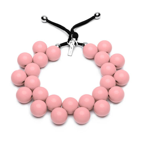 Color Necklace with Resin Balls