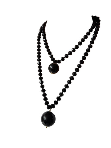 Bella Sphera Necklace Black