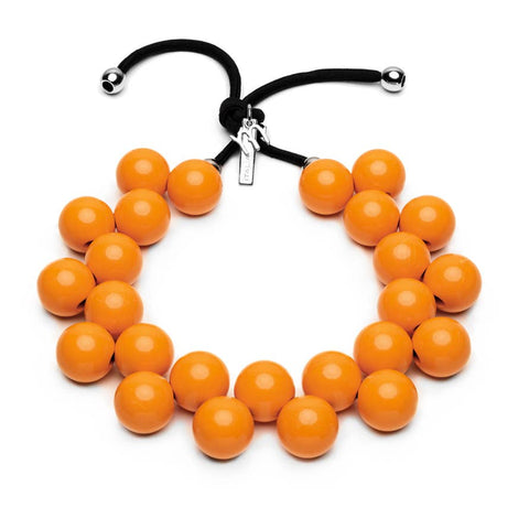 Color Necklace with Resin Balls