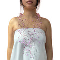 Artful Web Necklace Pinks