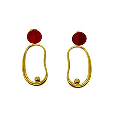 Shapes Gold Earrings