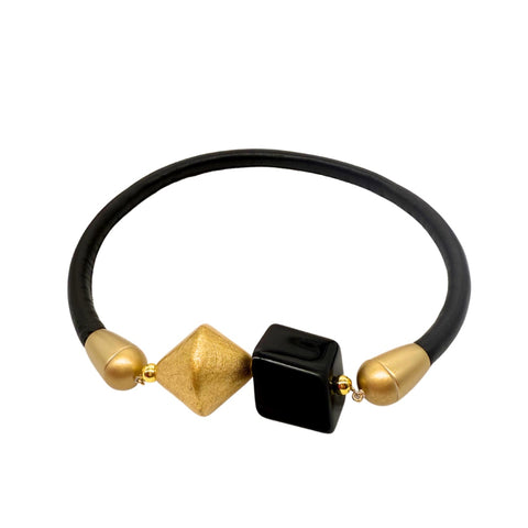 Black “Wrap it” Necklace/Bracelet