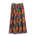 Handmade Cotton Skirt Tropical