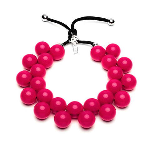 Color Necklace with Resin Balls