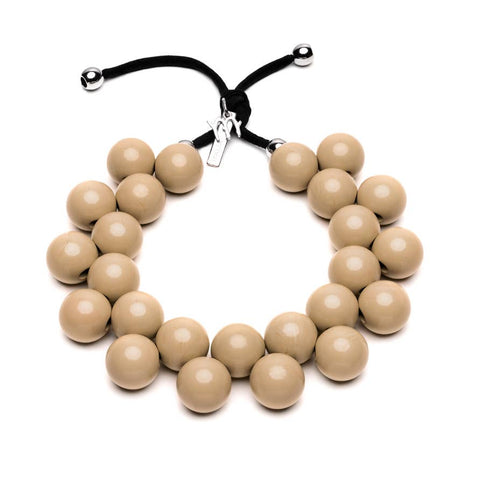 Color Necklace with Resin Balls