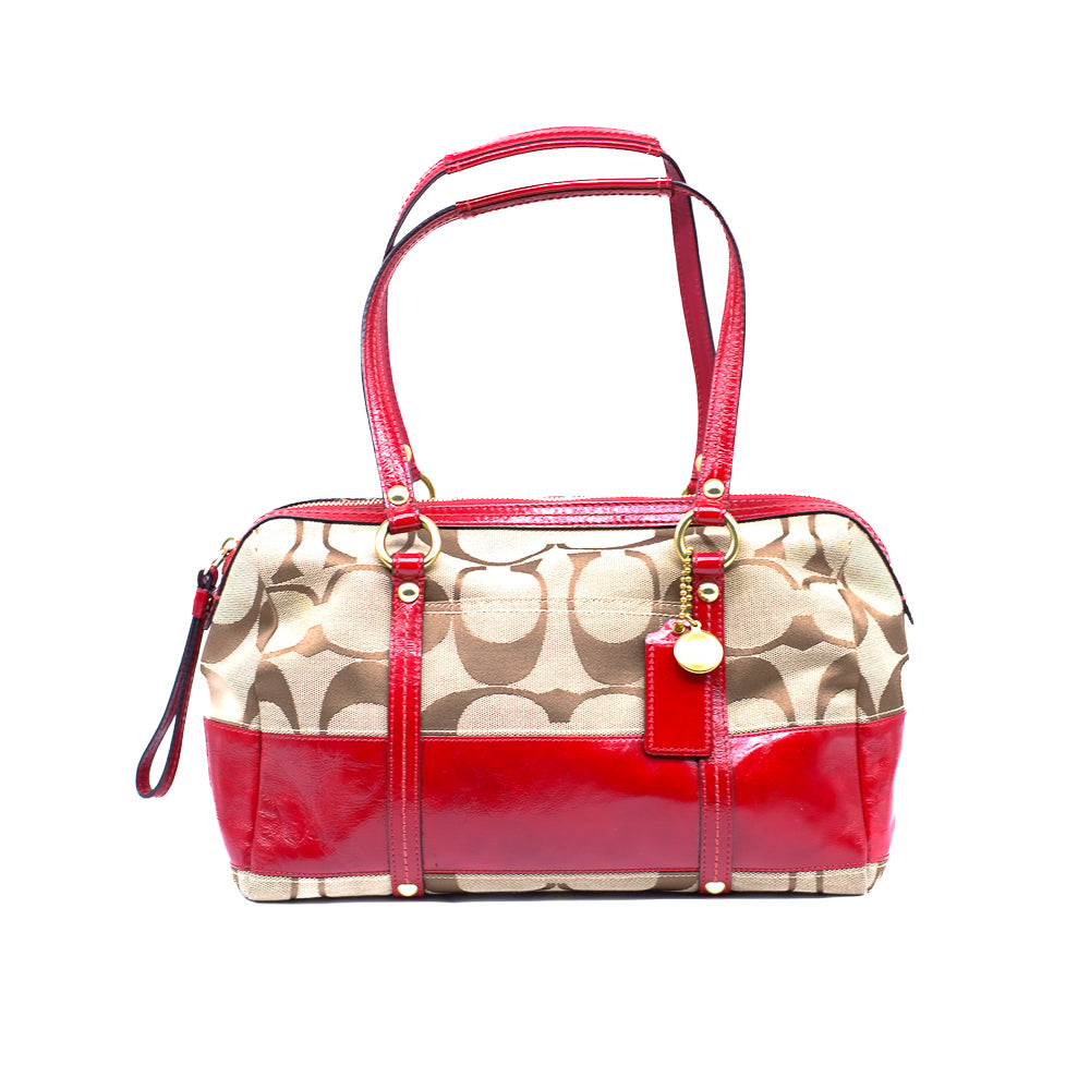 Red Coach Handbag