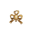 Vintage Brooch Bow with Pearl