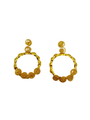 Twist Gold Statement Earrings