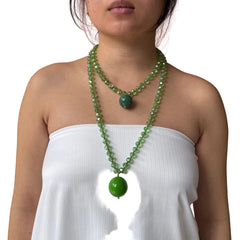 Bella Sphera Necklace Greens