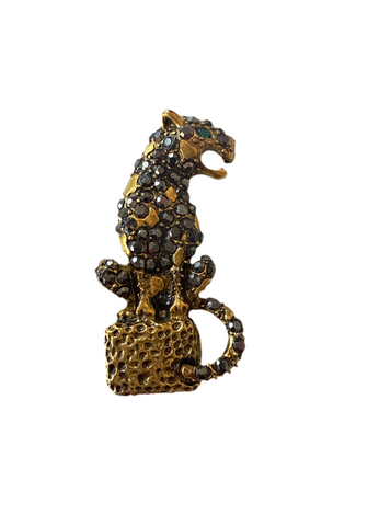Vintage Leopard Brooch