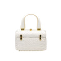 1960s Koret White Wicker Bag