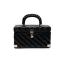 Black Rattan Handbag