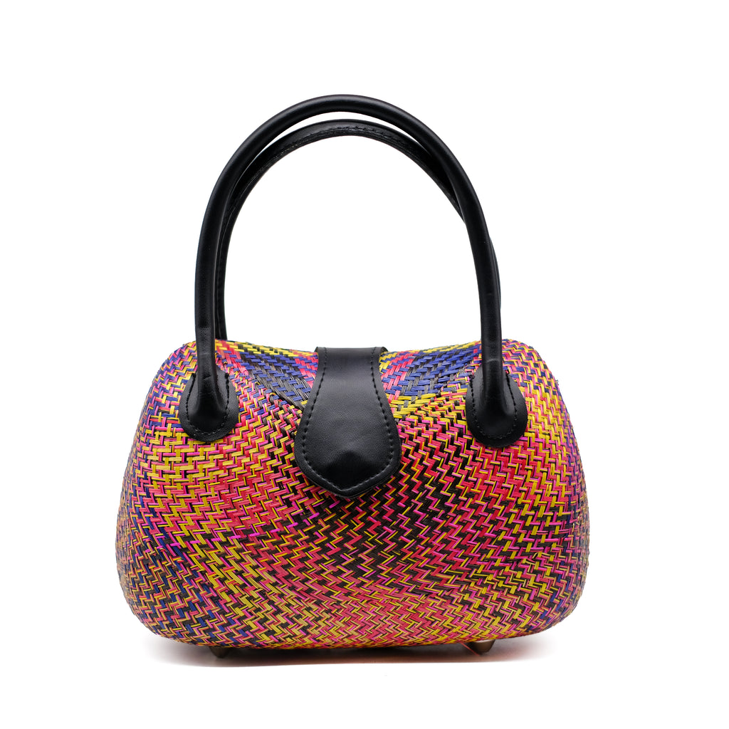 Colorful Woven Handbag