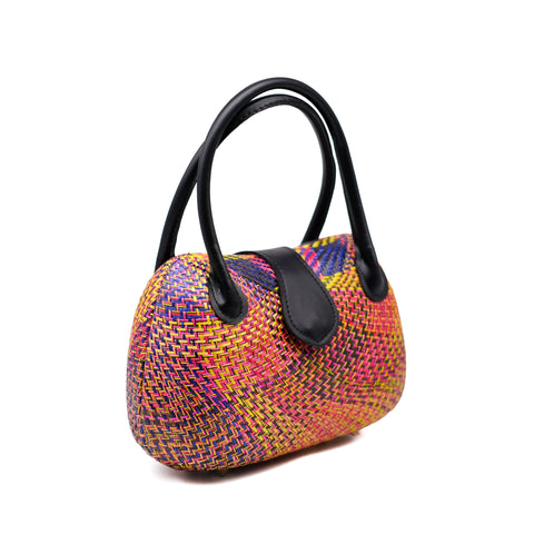 Colorful Woven Handbag