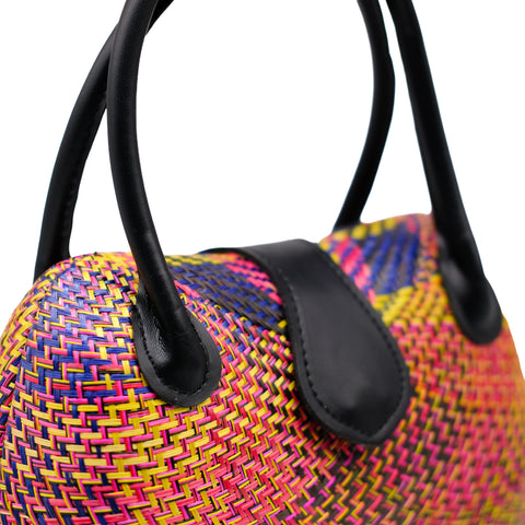 Colorful Woven Handbag