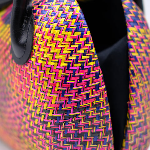 Colorful Woven Handbag