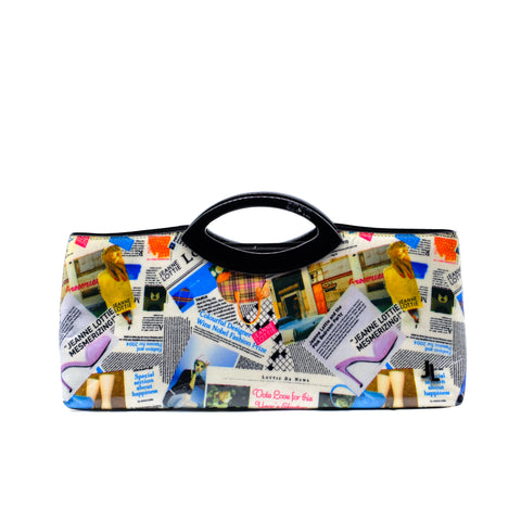 Black Magazine Clutch