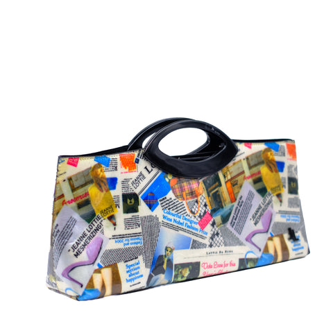 Black Magazine Clutch