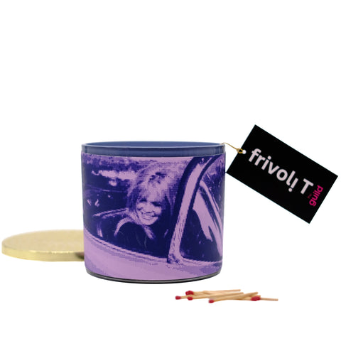 Frivoli T Icon Candle - Bridget in Car/ Lavender