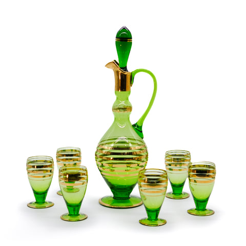 Emerald Luxe Decanter Set