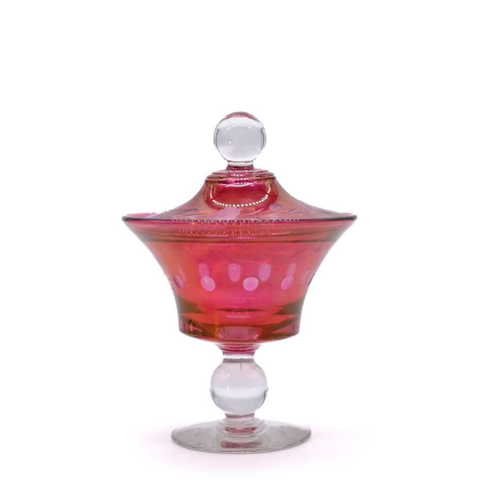 Ruby Delight Candy Jar