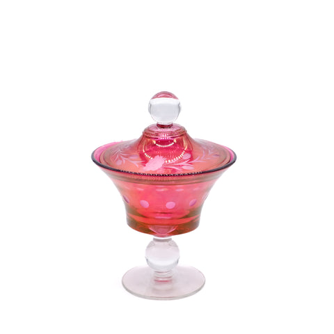 Ruby Delight Candy Jar