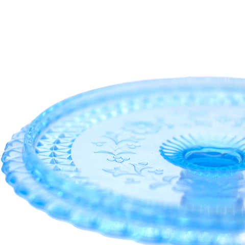 Blue Daisy Cake Stand