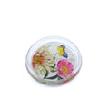 Glass Coaster with Floral Illustration