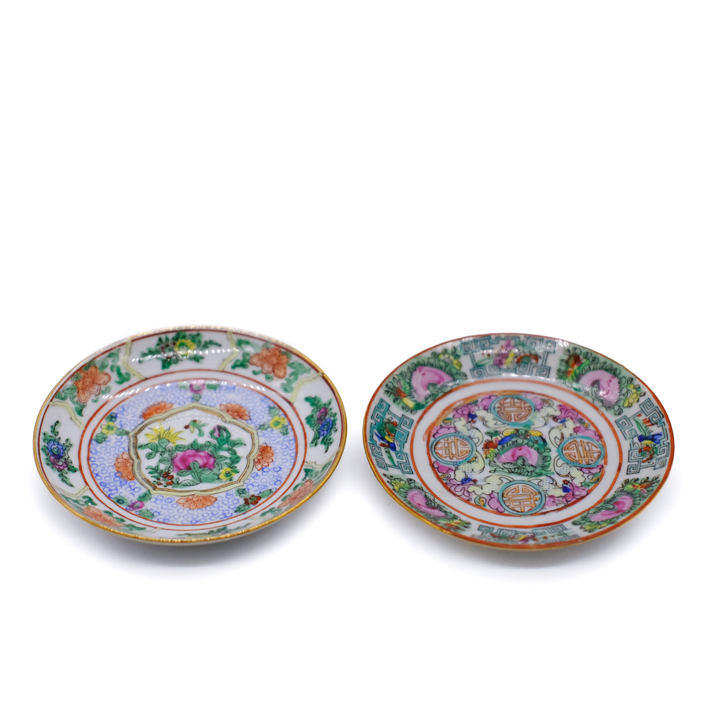 Mini Floral Plates - medium